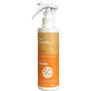 Přípravek na opalování Be Beauty Family Solární mléko ve spreji SPF50 200 Ml