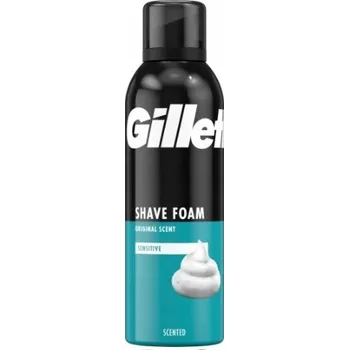 Gillette Sensitive pěna na holení pro citlivou pleť 200 ml