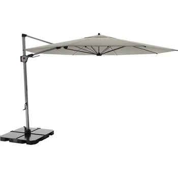 Slunečník KNIRPS Hyperion 340 cm - luxusní výkyvný zahradní slunečník s boční tyčí