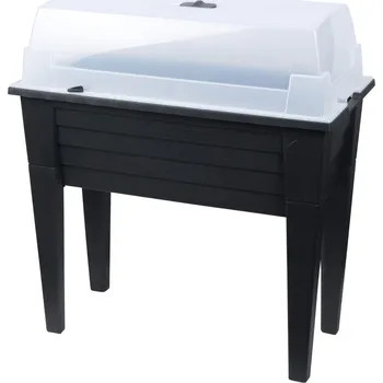Home Styling Collection Zahradní pěstební stolek BOTANIC, miniskleník s ochranným krytem, 78 cm