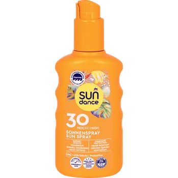 Přípravek na opalování SUNDANCE sprej na opalování OF30