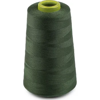 Nit Polyesterové nitě pro overlocky i klasické šití návin 3000 yards PES 40S/2, velké, 26 (411) zelená lahvová