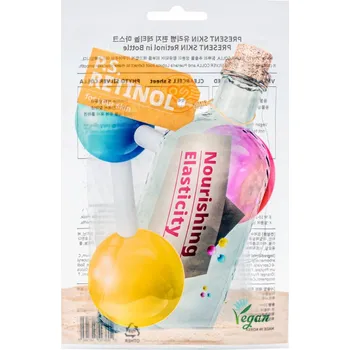 Pleťová maska PRESENT SKIN PS In Bottle pleťová maska v plátýnku Retinol, Kofein 25 ml