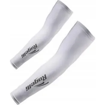 Cyklistické návleky ROGELLI LYCRA CYKLISTICKÉ NÁVLEKY NA RUCE BÍLÉ, VELIKOST S/M