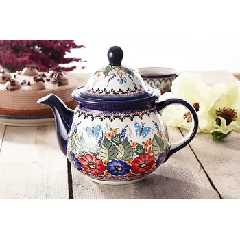 Konvice na čaj Konvice na čaj Zakłady Ceramiczne "Bolesławiec" fajáns 1,7 l