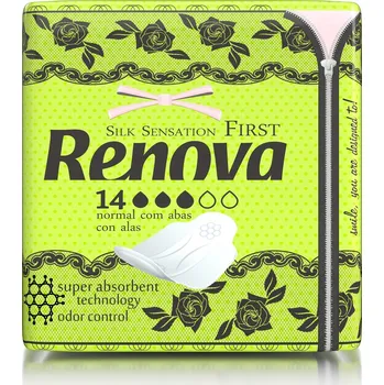 Hygienické vložky Renova s křidélky 14 ks