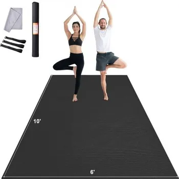 podložka na cvičení Cvičební podložka Protiskluzová podložka na jógu, posilovnu, fitness, pilates a další (3x1,8 m)