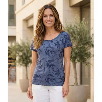 Dámská móda Dámské triko KIXMI KAILA MODRÁ S