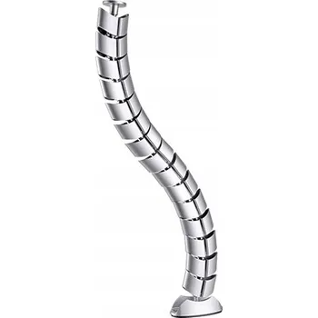 kabelová chránička Stříbrná lišta pro vedení kabelů Spacetronik SPK-03S 80cm Organizér / Páteř