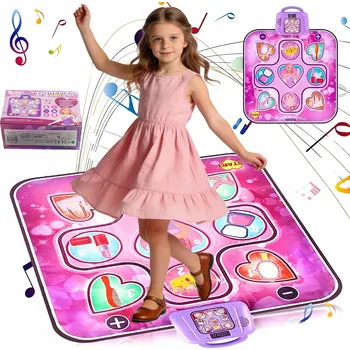 Obraz Podložka na tancování růžová edukativní s Bluetooth pro děti