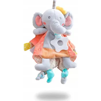 plyšák EAQ Deka Plyšový Mazlíček Přítulníček Slon Plyšový Dárek Pro Miminka a batolata