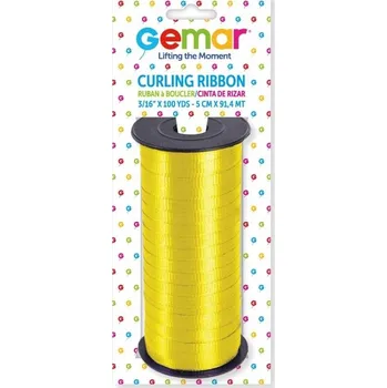 Stuha Stuha na balóny žlutá 91,4m