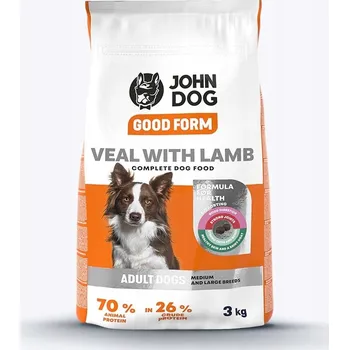 Krmivo pro psa Suché krmivo pro John Dog s telecím masem 3 kg