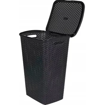 Volně stojící koš na prádlo Curver 55 l černý