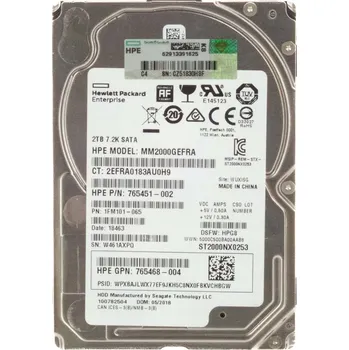 Interní pevný disk HP 765451-002 2TB 7.2K 128MB SATA III 2.5'' MM2000GEFRA