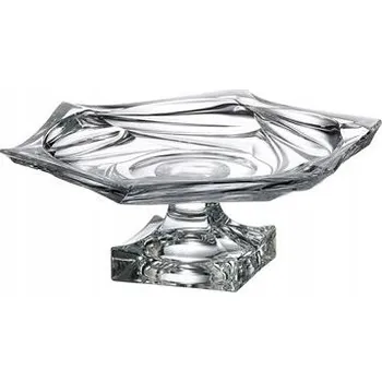 BOHEMIA FLAMENCO STOJAN NA DORT DORT 33 CM KŘIŠŤÁLOVÉ SKLO KŘIŠŤÁLOVÉ