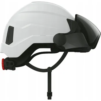 Pracovní přilba OCHRANNÁ PŘILBA ATRA 40 s obličejovým štítem S42, BÍLÁ