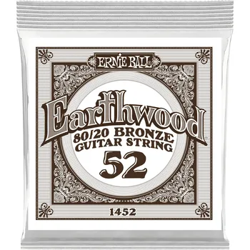 Struna pro kytaru a smyčcový nástroj Ernie Ball Earthwood 80/20 bronzová struna .052w