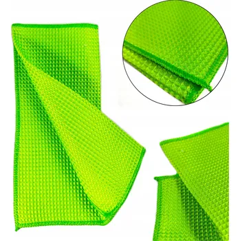 Utěrka Vaflová utěrka z mikrovlákna na čištění a leštění oken, 30x40 cm, 280 g