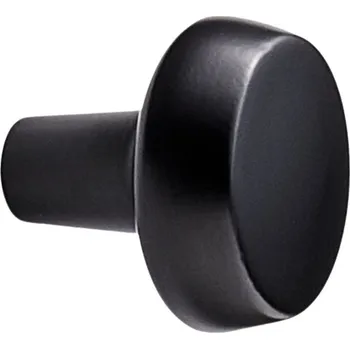 Nábytkové kování Nábytková úchytka loft kulatá ROUND černá matná