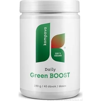 Zdraví KOMPAVA spol. s r. o. Kompava Daily Green Boost prášek 280 g (40 dávek) – doplněk stravy pro metabolismus a energii