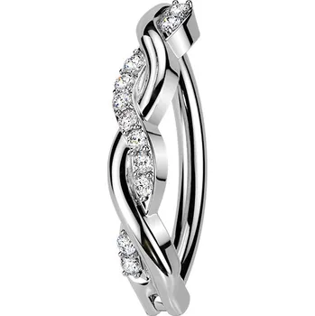 Piercing Šperky4U Piercing do pupíku se štítem - WP0114