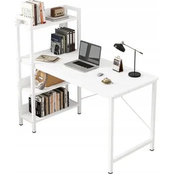 Psací stůl Obdélníkový psací stůl Muvu 120 x 55 x 110 cm bílý