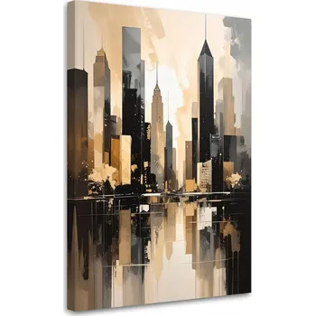 Obraz Obraz do obýváku, ložnice, kanceláře, hotelu, Moderní Město Budoucnosti 40x60