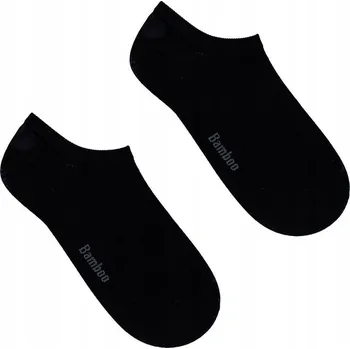 Pánské ponožky Pánské bambusové kotníkové ponožky Wola černé 43-46