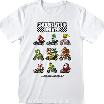 Dámské tričko Heroes Inc. - Tričko Super Mario Kart pro dospělé - Super Mario - XXL