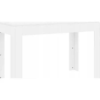Jídelní stůl Jídelní stůl z dřevěného kompozitu, bílý, 120x60x76 cm