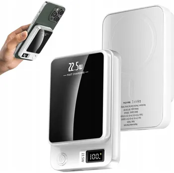 Pouzdro na mobilní telefon INDUKČNÍ POWERBANKA PRO IPHONE 12 13 14 15 MINI BEZDRÁTOVÁ 10000mAh