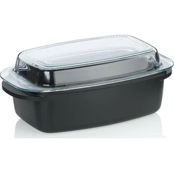 pekáč KELA Pekáč s keramickým povrchem a víkem ATURA 40x22x16cm KL-15172