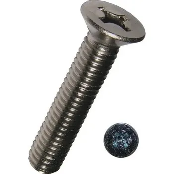 Šroub Šroub se zápustnou hlavou a křížovou drážkou DIN 965 M4x20 mm nerez A2, 1 ks