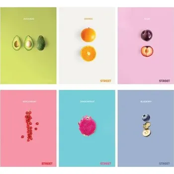 Sešit Sešit A5 54 listů Fresh Fruit čtverečkovaný