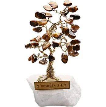 Stromeček štěstí tygří oko výška cca 6 cm