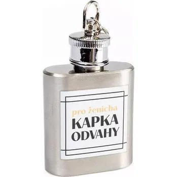 Placatka ALBI Mini placatka - Kapka odvahy pro ženicha