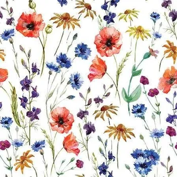 Papírový kapesník Ubrousky PAW TETE L (20ks) Field of Flowers