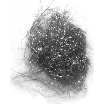 Vánoce Dekorace k zdobení - andělské vlasy stříbrné 10 g