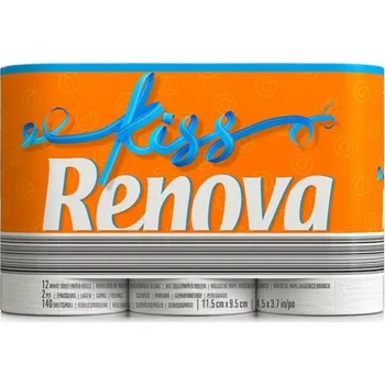 Toaletní papír Suchý toaletní papír bez vůně Renova 12 ks