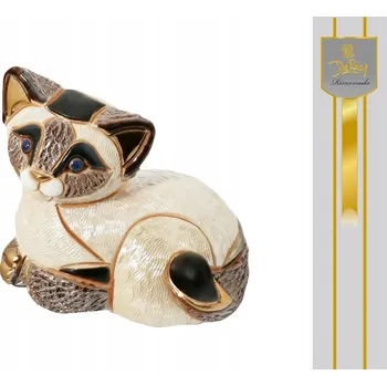 Figurka KERAMICKÁ FIGURKA KOČKA SIAMSKÁ RUČNĚ MALOVANÁ SBĚRATELSKÁ KOČKA