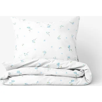 Povlečení Bavlněné povlečení - Pomněnky 140 x 200 a 70 x 90 cm