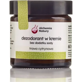 Deodorant v krému bez přídavku sody Tráva Citronová Alchemia Natury 60 ml