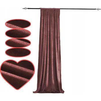 Obraz ZÁVĚS z Veluru VZOR Rybí kost 140x230 cm – s Páskou, Elegantní RŮŽOVÝ