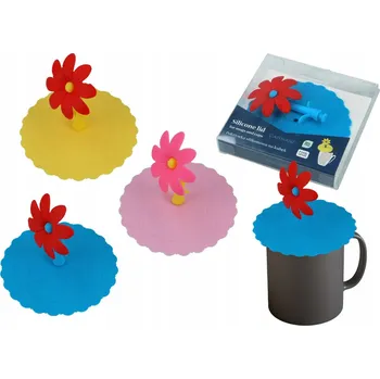 SILIKONOVÉ VÍČKO NA HRNEK SKLENICE KVĚTINA OCHRANA PROTI HMYZU