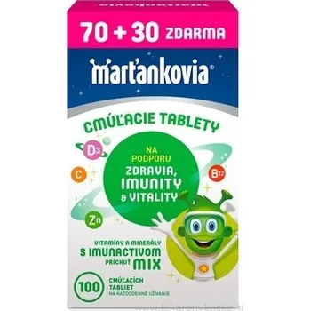 WALMARK Marťánci s Imunactivom cucavé tablety, příchuť mix, 70+30 zdarma (100 ks)