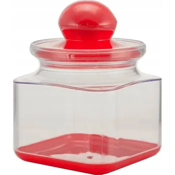 Dóza na potraviny Plastová dóza AGD lipiecki M106 10x10x14 cm 0,6 l průhledný