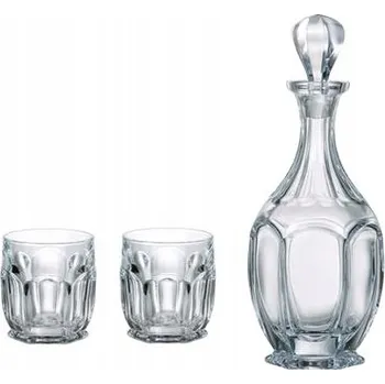 BOHEMIA SAFARI SADA NA WHISKY KARAFA + 6 SKLENIC - SKLO SKLO