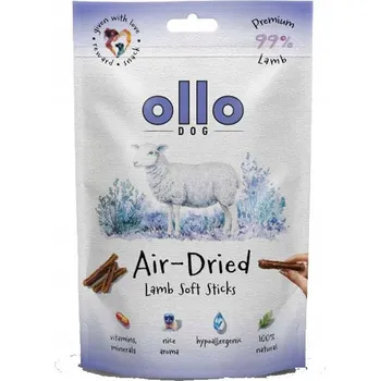 Pamlsek pro psa Pamlsky Ollo Sušené na vzduchu jehněčí tyčinky (měkké) 80g
