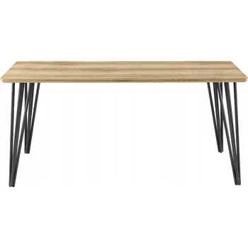 Jídelní stůl Industriální jídelní stůl z dřeva Lisbon Přírodní Písek / 180 cm